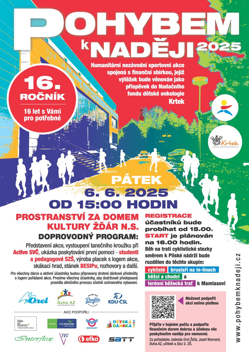 Pohybem k naději 2025 plakát